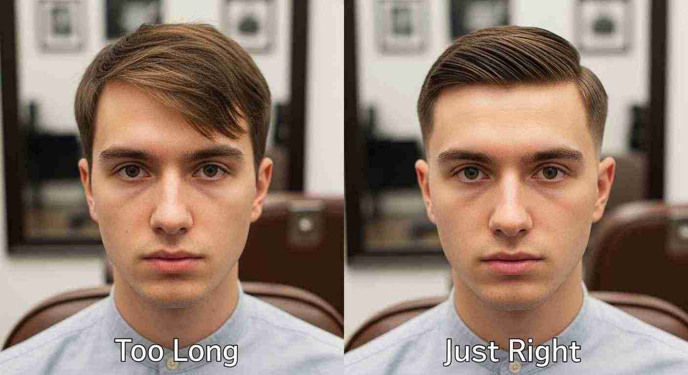 Ivy League Hairstyle The Timeless Cut Every Man Should Try 3 Two men with distinct hairstyles are displayed, illustrating options for choosing the right hair length.