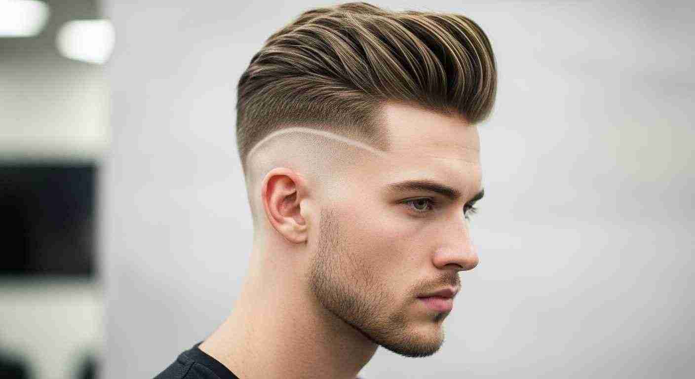 Undercut Fade Haircuts That Instantly Upgrade Your Style 3 A man with a shaved head sporting a high undercut fade hairstyle.
