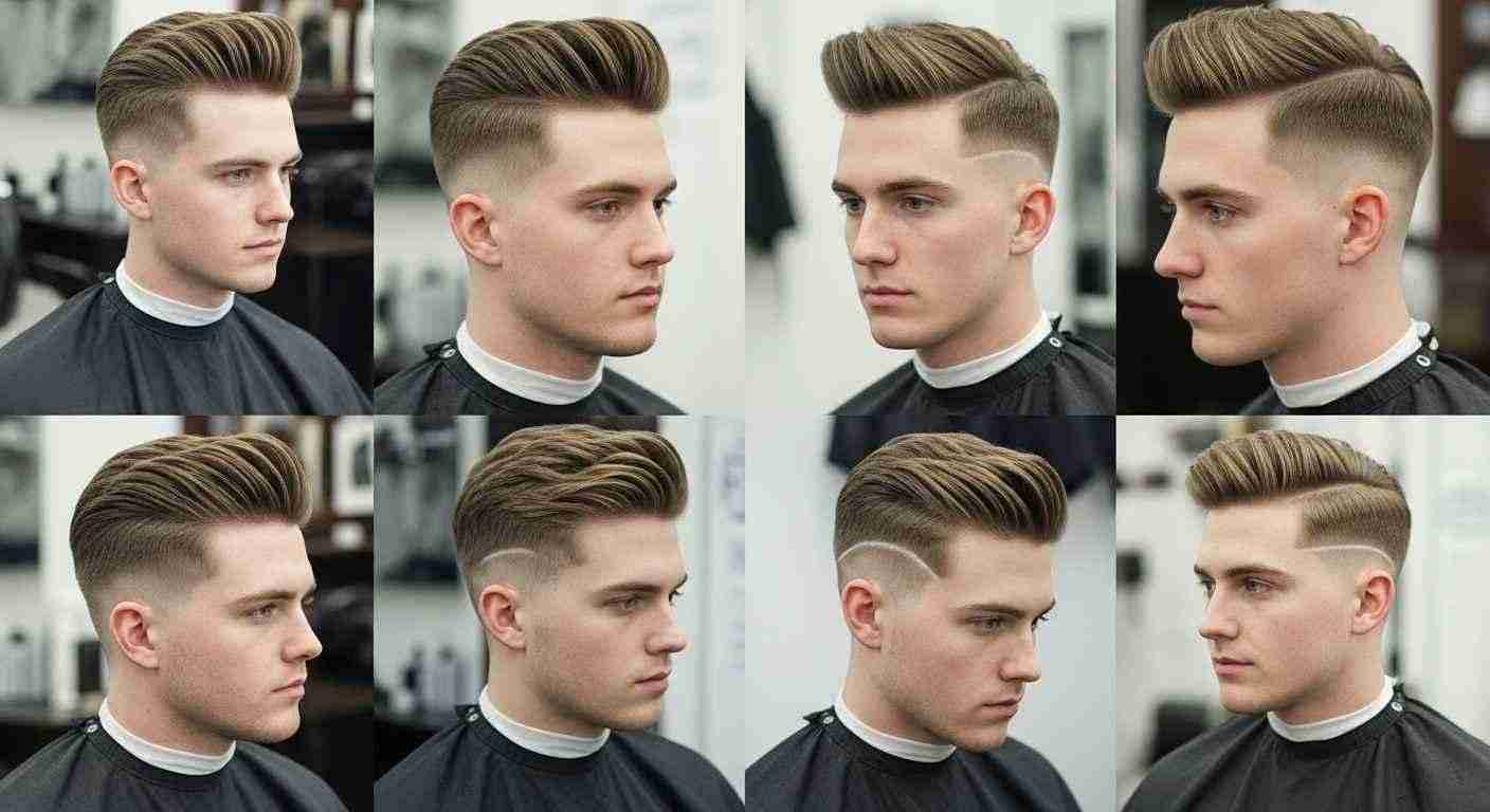 Proven Mens Hairstyles Every Man Should Try Right Now 3 Guide to styling hair based on face shape and hair type, featuring various haircut options and techniques.
