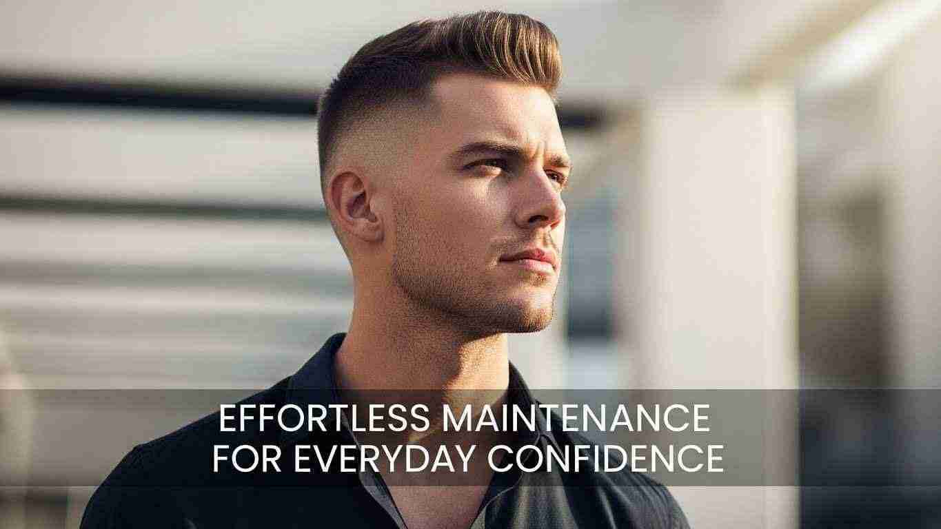 High and tight haircut showcasing effortless maintenance for everyday confidence. 