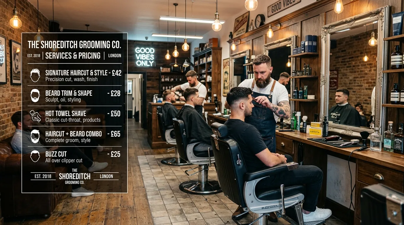 Low Taper Fade UK: 9 Styles, Guard Sizes & Mistakes to Avoid 31 UK barbershop pricing for low taper fade