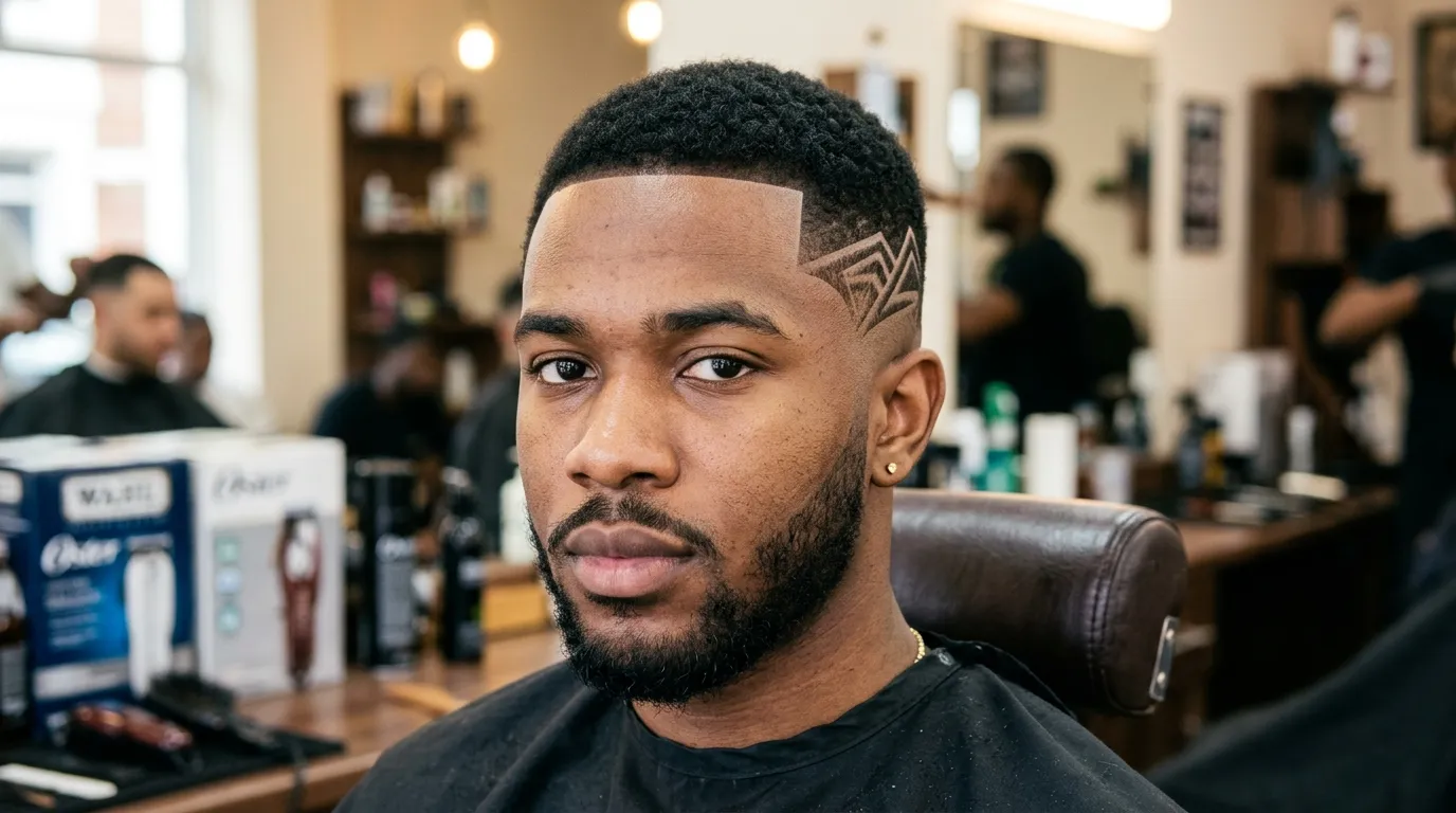 Skin Fade UK: 7 Styles, Guard Sizes & Mistakes to Avoid 15 skin fade line up razor design sharp hairline edges UK barbershop