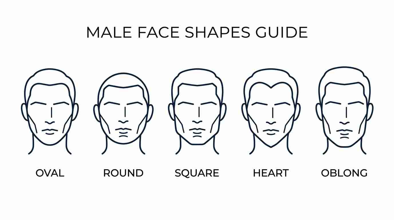 Low Taper Fade Textured Crop UK: 4 Styles, Guard Sizes & Barber Script 15 face shape guide low taper fade textured crop oval round square heart oblong UK