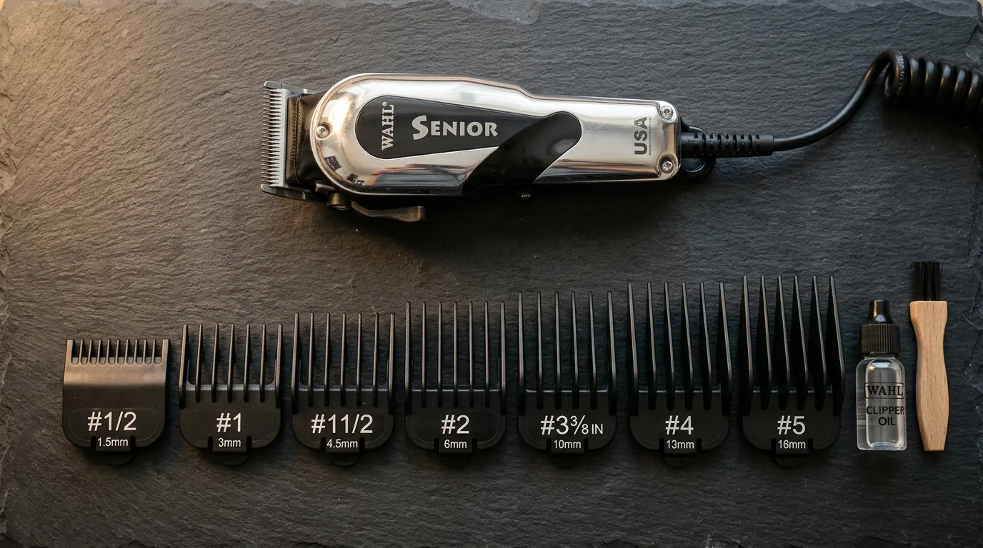 Low Drop Fade UK: 7 Styles & 1 Barber Script 1 hair clipper guard sizes low drop fade UK barber guide
