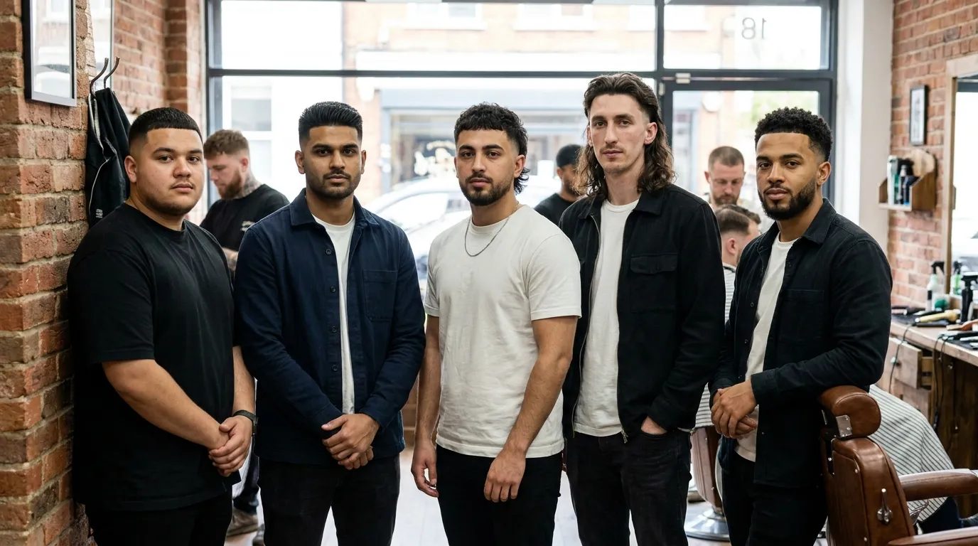 Low Taper Fade vs Burst Fade Mullet: Which One Should You Get? 13 face shape guide low taper fade burst fade mullet UK