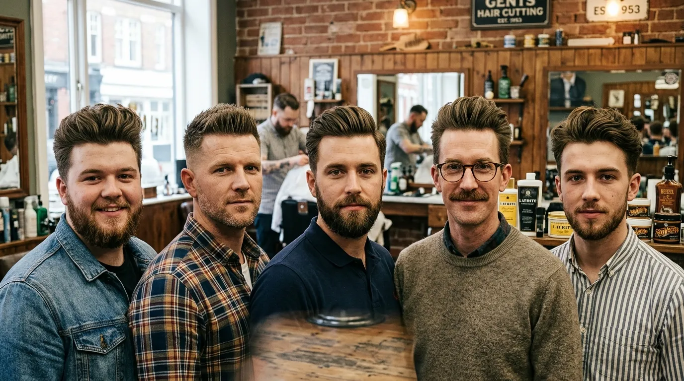 Textured Brush-Up Hairstyle UK: 6 Styles, Zero Flat Spots 21 textured brush up face shape guide UK round square oval