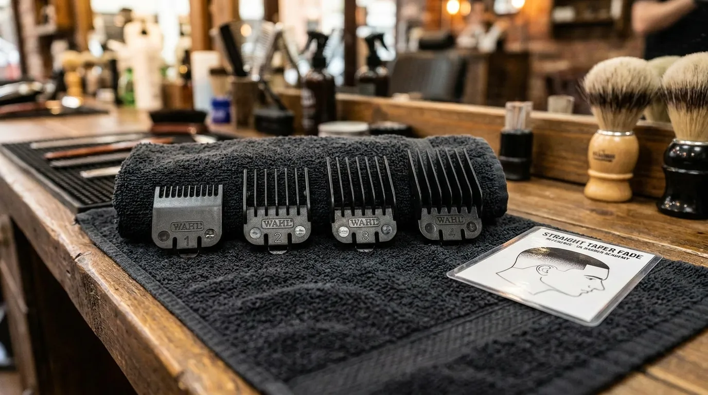 Low Taper Fade vs Burst Fade Mullet: Which One Should You Get? 5 clipper guard sizes low taper fade UK 1 to 4